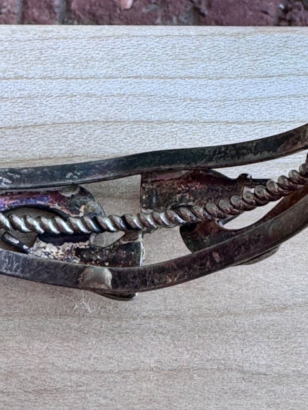 Native American Sterling Silver Bird Overlay Cuff Bracelet 13.75g 5.25” - Picture 5 of 8